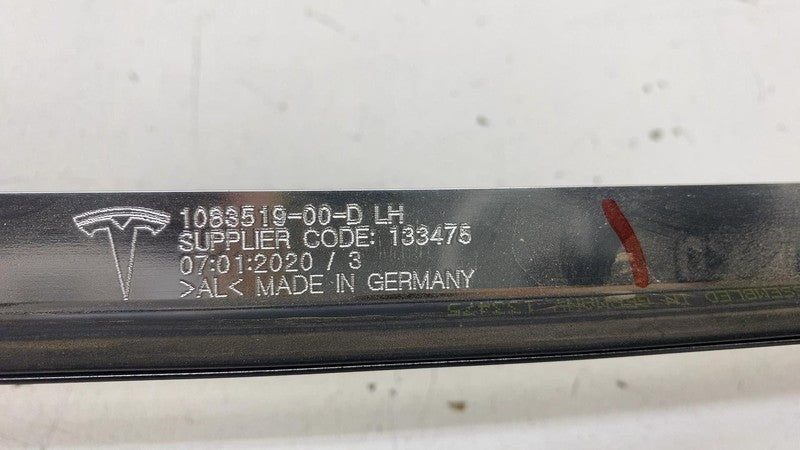 ⭕ 20-25 Model 3 Driver Side Upper Bright Trim Roof Molding Left LH 108