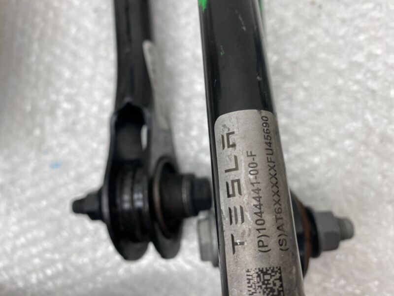 2017-2023 Tesla Model 3 Rear Left Knuckle Wheel Hub Fore Toe AFT Link Spring OEM