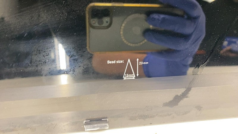 ⭕ 21-23 Model 3 Front Middle Panoramic Sun Moon Roof Window Glass 1587