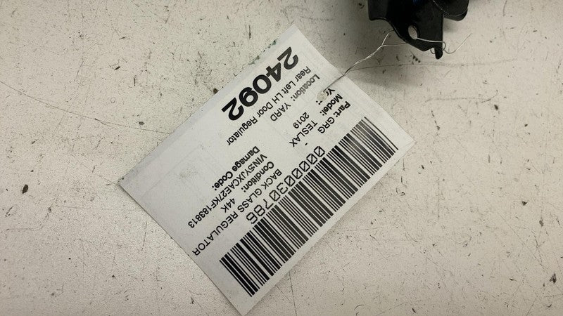 102882000F ⭕ 2016-2020 Tesla Model X Rear Door Window Regulator & Motor Left 1028820-00-F
