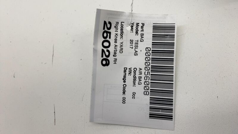 100526000H 2012-2020 Tesla Model S X Front Right Knee Safety Air Bag Module RH 1005260-00-H