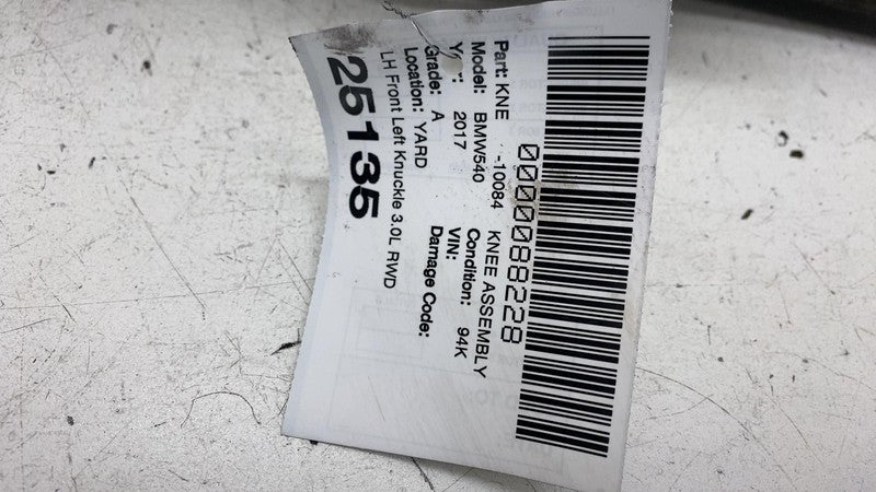 ⭕ 17-20 BMW 540i Front Left Spindle Knuckle Wheel Hub w/ ABS & Dust Sh