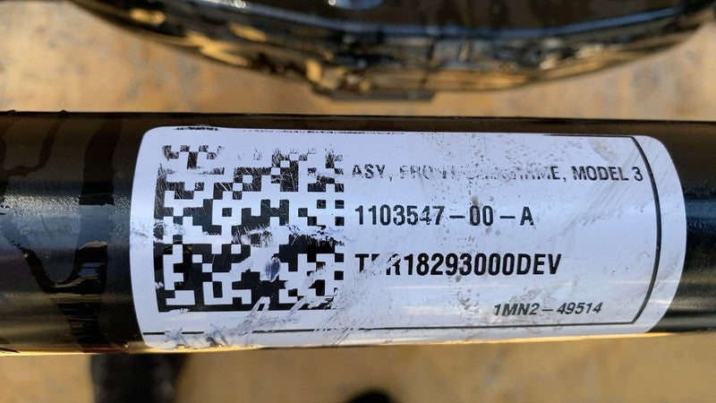 ⭕ 2017-2020 Tesla Model 3 Front Chassis Subframe w/ Ankle Catcher Crush Can Assy