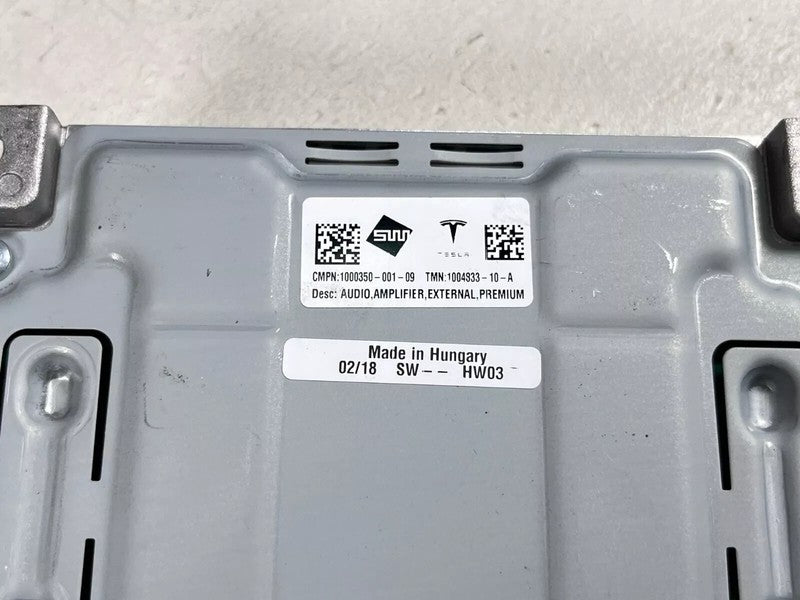 ⭕ 12-20 Tesla Model S X External Amp Audio Sound System Amplifier 1004