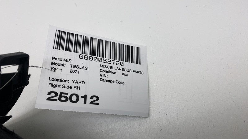 156576200C 2021-2024 Tesla Model S Upper Passenger Side A-Pillar Trim Cover Right Assembly