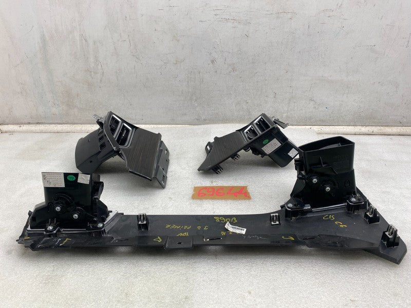 ⭕ 12-15 Tesla Model S SET Dash A/C Air Vent Dashboard Trim Cover Obech