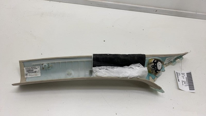 ⭕ 12-20 Tesla Model S Passenger Side A-Pillar Trim Cover Upper Right 1