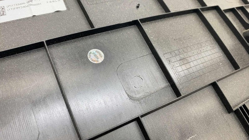 173349912E ⭕ 2024-2025 Tesla Model 3 Lower Liftgate Trim Cover Panel Assembly 1733499-12-E