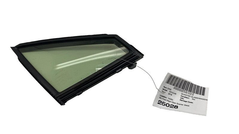 68215 10010 ⭕ 2018-2022 CHR Front Right Door Corner Fixed Quarter Window Glass 68215-10010