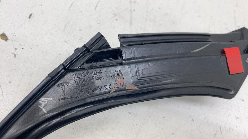 1521800-00-A ⭕ 2021-2026 Tesla Model X MX Front Left Upper Door Header Seal LH 1521800-00-A