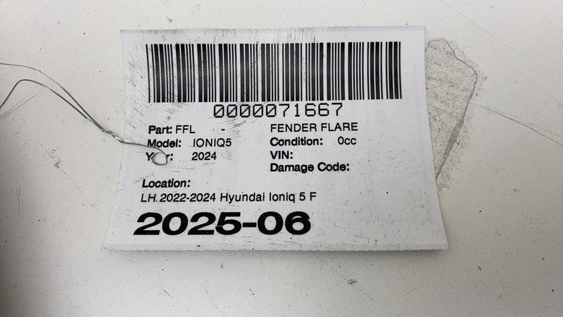 87711GI000CA ⭕ 2022-2024 Hyundai Ioniq 5 Front Driver Side Fender Flare Left LH 87711GI000CA