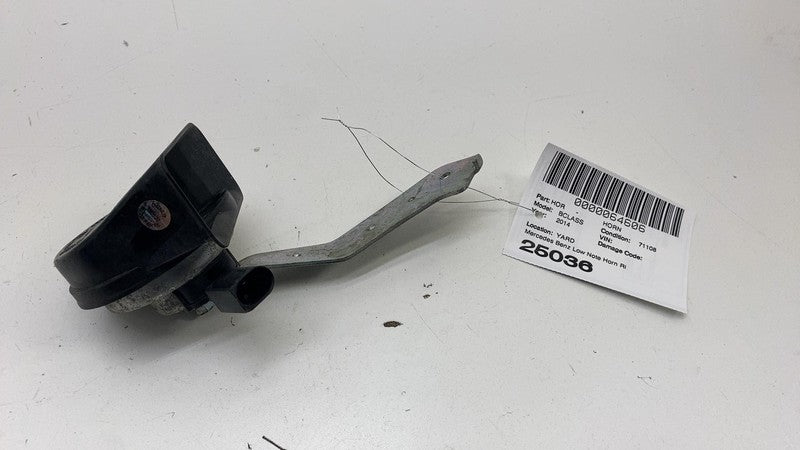 ⭕ 2014-2015 Mercedes-Benz B Electric Drive Low Tone Horn Right Side A0