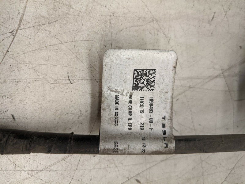 1044624-00-H ⭕ 2017-2025 Tesla Model 3 Rear Right Caliper + Brake Hose Line BASE 1044624-00-H