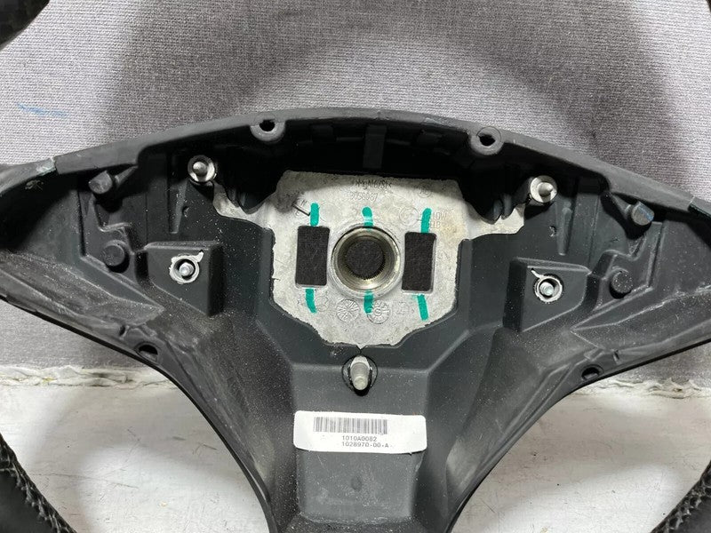 ⭕ 2012-2015 Tesla Model S Performance Steering Wheel Black Leather 102