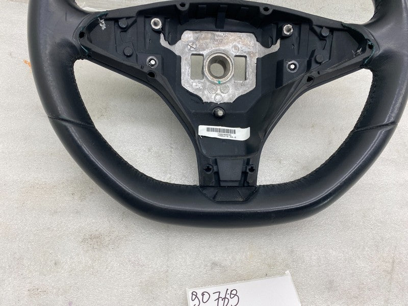 ⭕ 2012-2020 Tesla Model S Driver Steering Wheel Black Assembly OEM 100