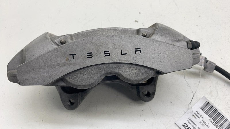 ⭕ 2017-2023 Tesla Model 3 Front Passenger Side Brake Caliper w/ Hose Line Right