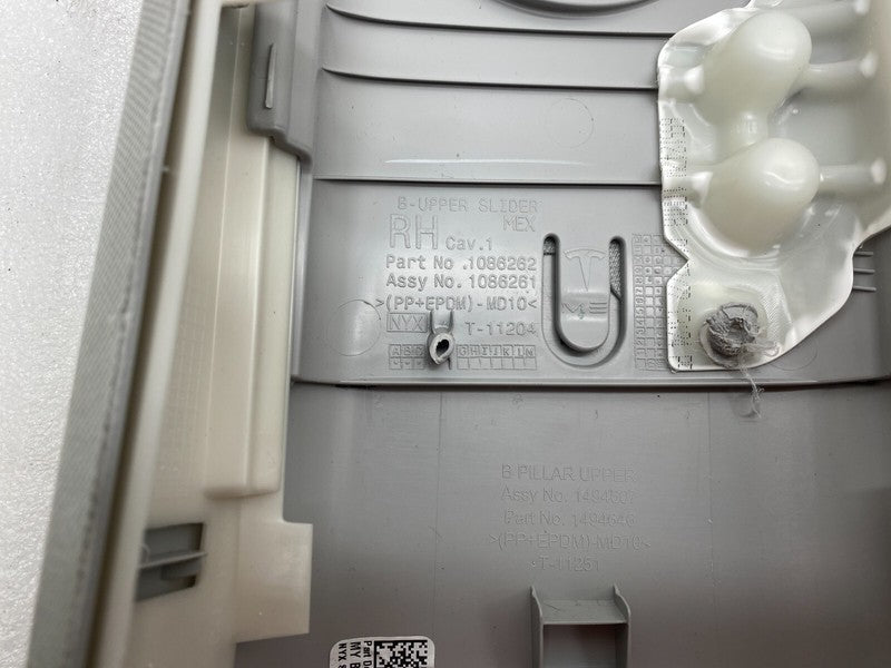 149460600C ⭕ 20-23 Model Y PAIR Left & Right B-Pillar Upper Trim 1494606-00-C/1494607-00-C