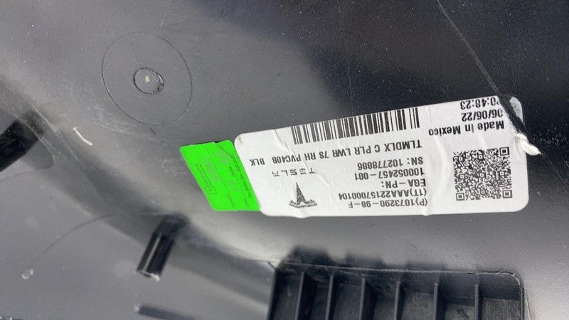 ⭕ 16-23 Tesla Model X Rear Right C-Pillar Lower Trim Trunk Finisher 10