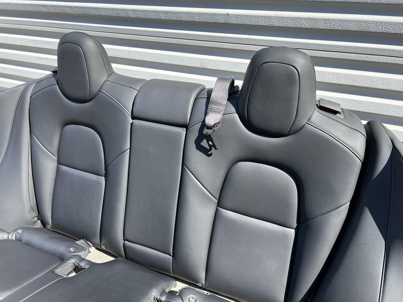 1552127-00-A ⭕ 2017-2023 Tesla Model 3 Front Left & Right Bucket & Rear Bench Seat + Bolster