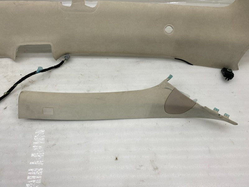 ⭕ 16-20 Tesla Model S SET of Ceiling Headliner Sunvisor Upper A + B + 