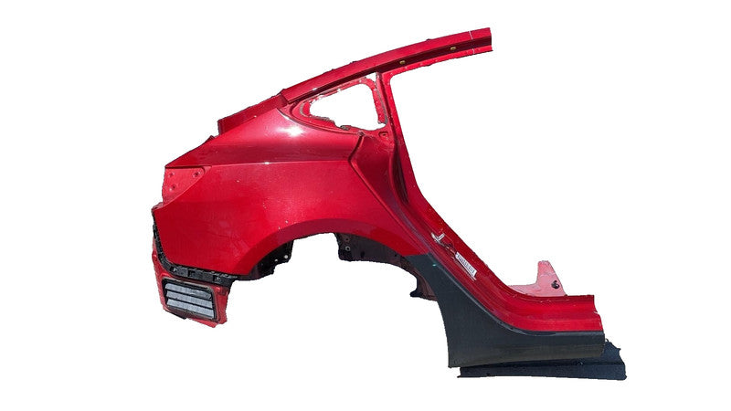 ⭕ 17-20 Tesla Model 3 Rear Right Quarter Panel Structural Frame Cut Red - PPMR