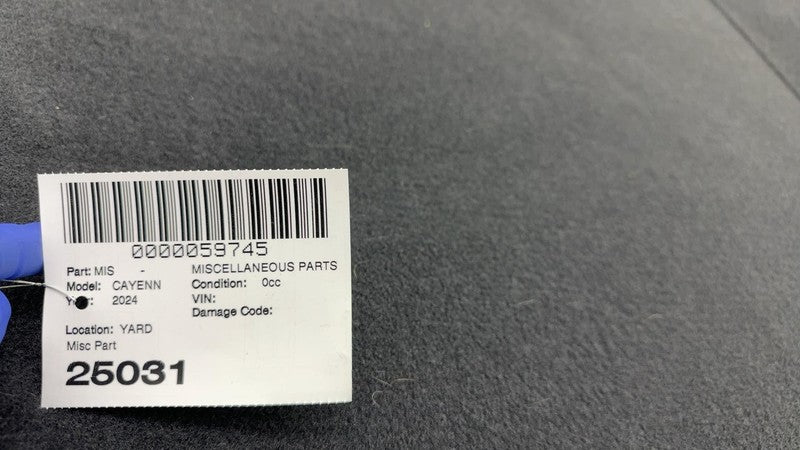 760 858 855 B ⭕ 2024 Porsche Cayenne Rear Trunk Cargo Carpet Cover Panel Trim Black 760858855B