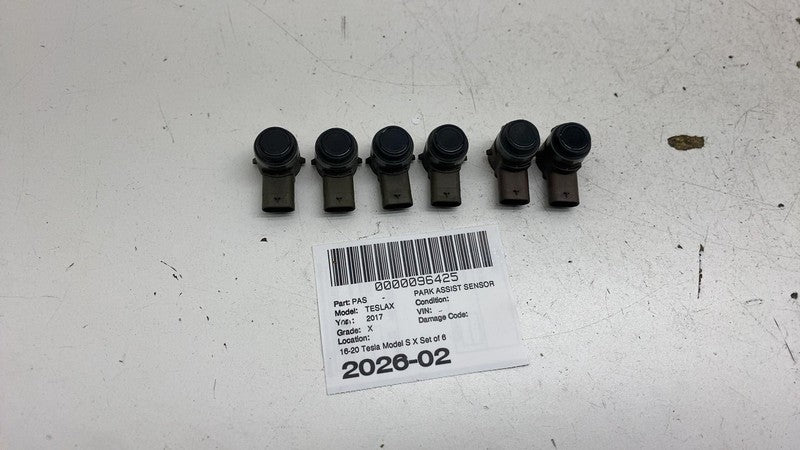 ⭕ 16-20 Tesla Model S X Set of 6 Bumper Parking Sensor 1099611-00-A/11