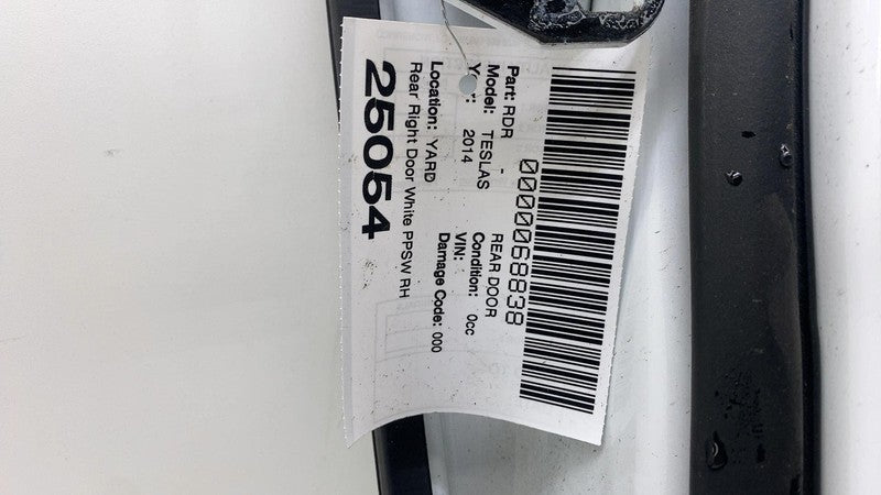 ⭕ 2012-2015 Tesla Model S Rear Passenger Side Door Shell Panel Right W