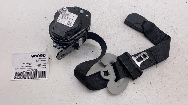 1081255-01-D ⭕ 2017-2023 Tesla Model 3 Front Left 1st Row Seat Belt & Retractor 1081255-01-D