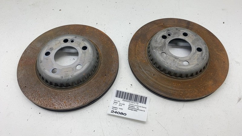 A0004231812 ⭕ 15-22 Mercedes-Benz C300 W205 Rear Left & Right Brake Disc Rotor A0004231812