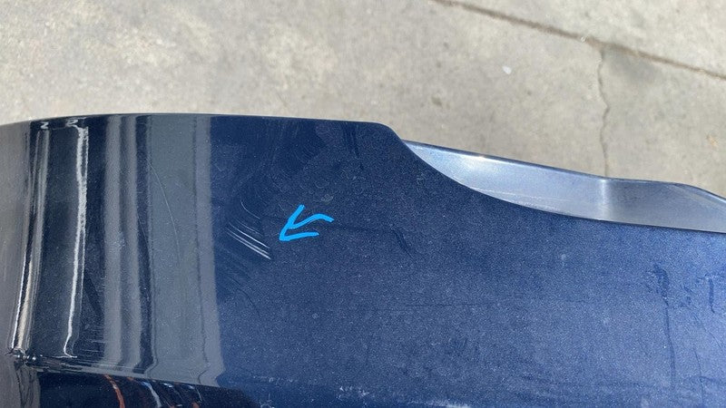 ⭕ 12-15 Tesla Model S Rear Bumper Cover w/o Park Assist Blue PMMB 6008
