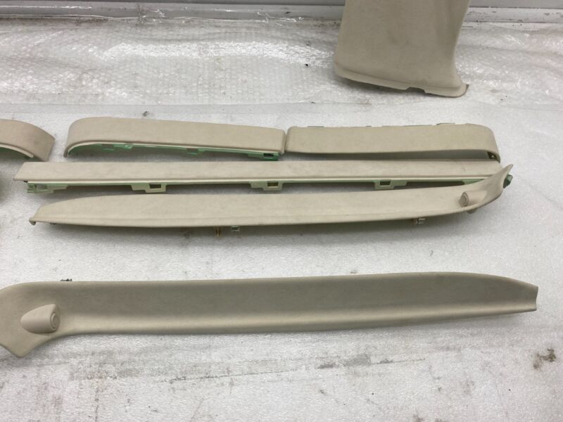 103595403D 2016-2020 Tesla Model X SET of Ceiling Headliner Sunvisor Upper A + B + C-Pillar
