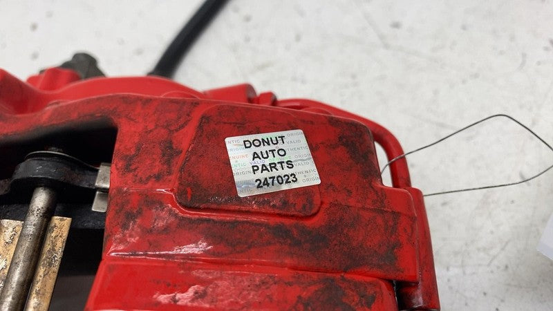 ⭕ 2012-2020 Tesla Model S Rear Caliper Red w/ Brake Hose Line Left 104