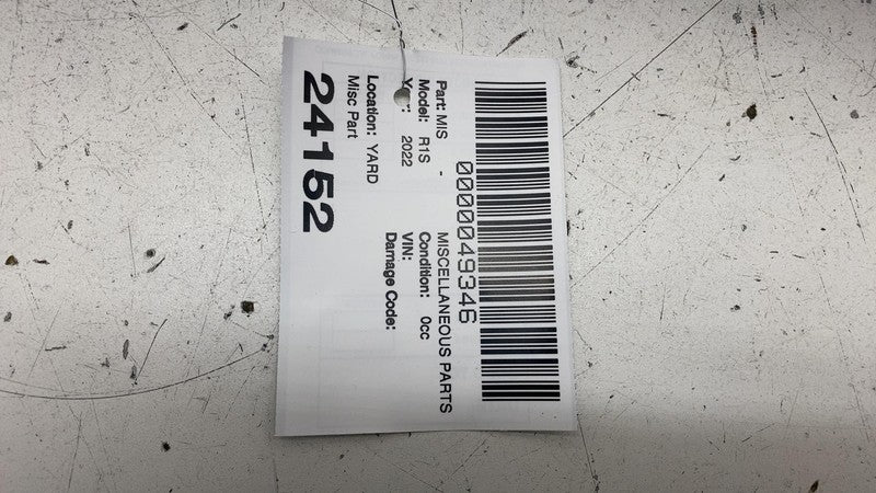 2022-2024 Rivian R1S Rear Left Door Sill Plate Step Scuff Trim Cover Guard Black