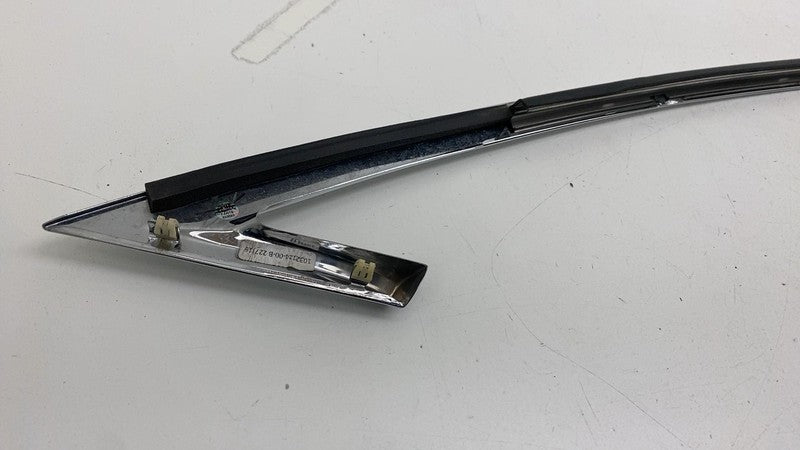 ⭕ 2016-2018 Tesla Model X Door Chrome Upper Molding Bright Right RH 10