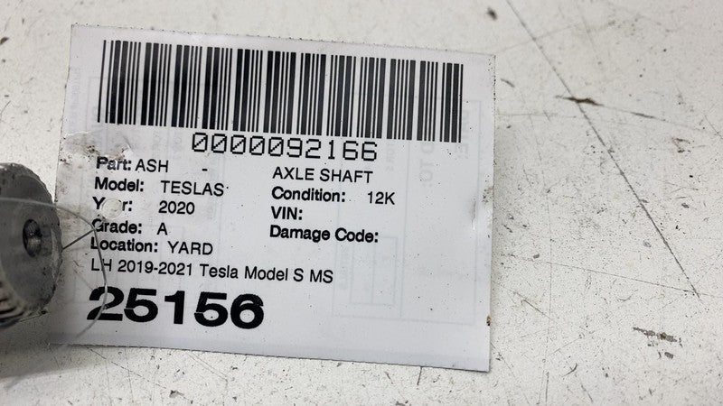 ⭕ 2019-2021 Tesla Model S Front Left Side CV Axle Shaft Halfshaft 1138