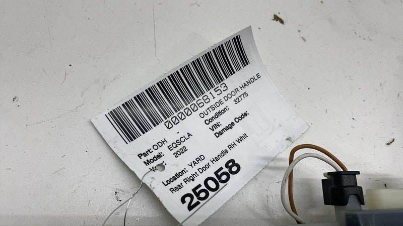 A09976092039799 ⭕ 2022 EQS 450+ V297 Rear Right Exterior Door Handle Outer White A09976092039799