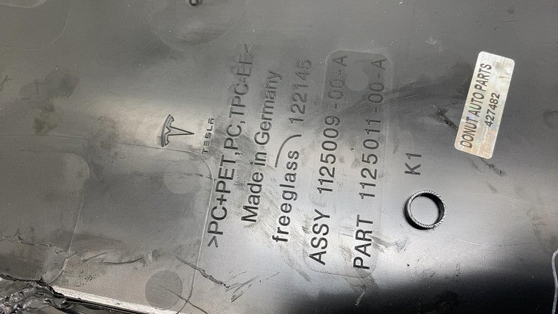 2016-2024 Tesla Model X MX Roof Gloss Molding Center Spine Applique Tr