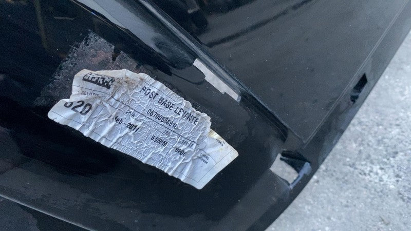 ⭕ 2017 2018 2019 2020 Maserati Levante Rear Bumper Cover Assy OEM Black - 820