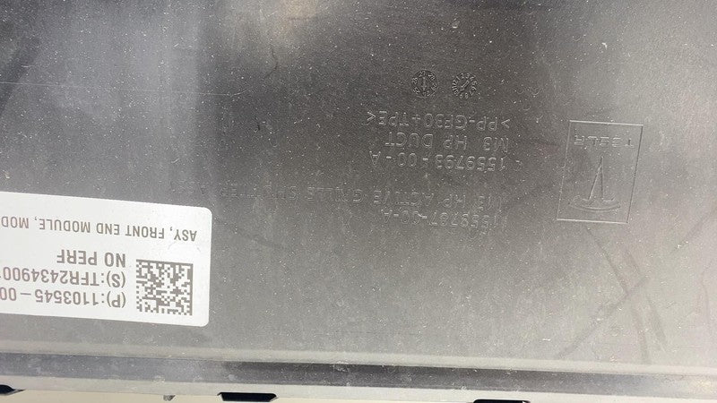 ⭕ 21-25 Tesla Model 3 Front Center Radiator Active Grille Shutter 1559