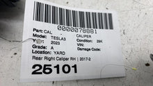⭕ 2017-2025 Tesla Model 3 Rear Right Caliper + Brake Hose Line BASE 1044624-00-J
