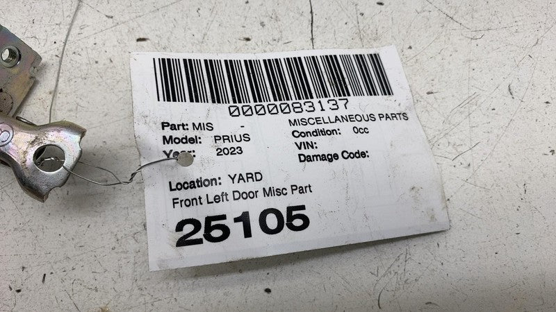 ⭕ 2023-2025 Toyota Prius Front Driver Side Door Hinge Check Strap Stop
