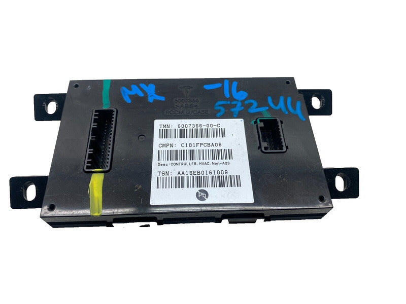 6007366 00 C ⭕ 12-20 Model S X A/C Heater Climate Control HVAC Controller Module 6007366-00-C