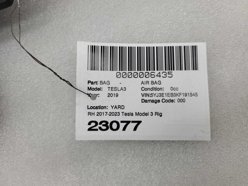 1077826-00-D ❇️17-23 Tesla Model Y 3 Right Knee Airbag Passenger Safety Module RH OEM 1077826