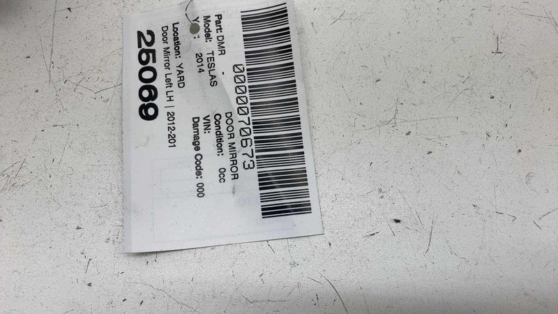 ⭕ 2012-2015 Tesla Model S Front Left Exterior Rear View Door Mirror LH