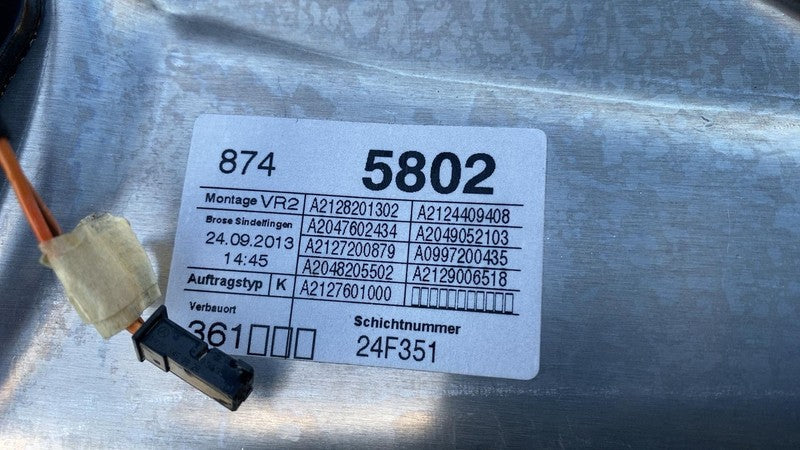 A 212 820 13 02 ⭕2014-2016 Mercedes-Benz E350 Front Door Shell Panel Right A2128201302 White 149