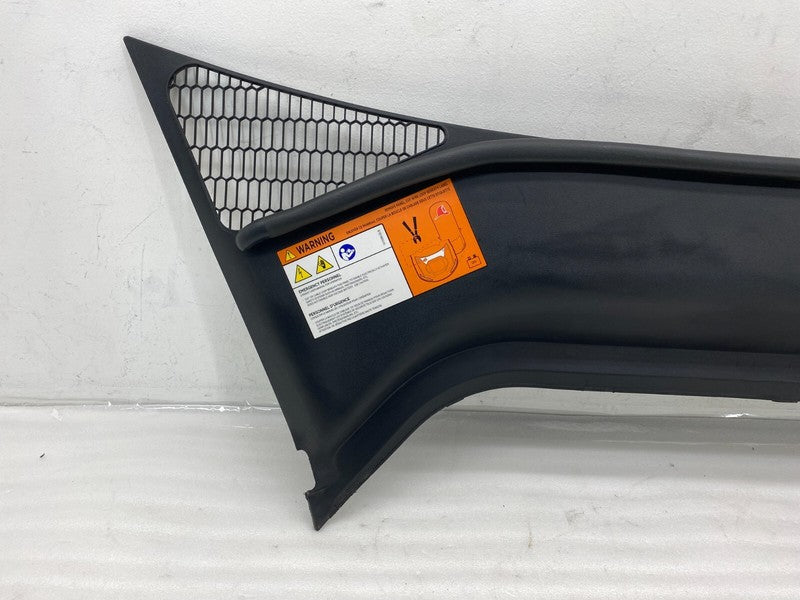 ⭕ 2012-2015 Tesla Model S Rear Under Hood Apron Windshield Cowl Vent Cover Trim