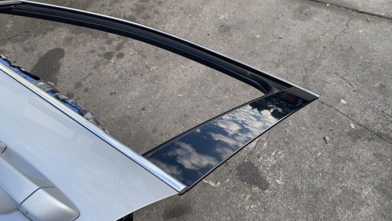 2011-2018 Porsche Cayenne Front Driver Side Door Shell Panel Left Silver - LX7W