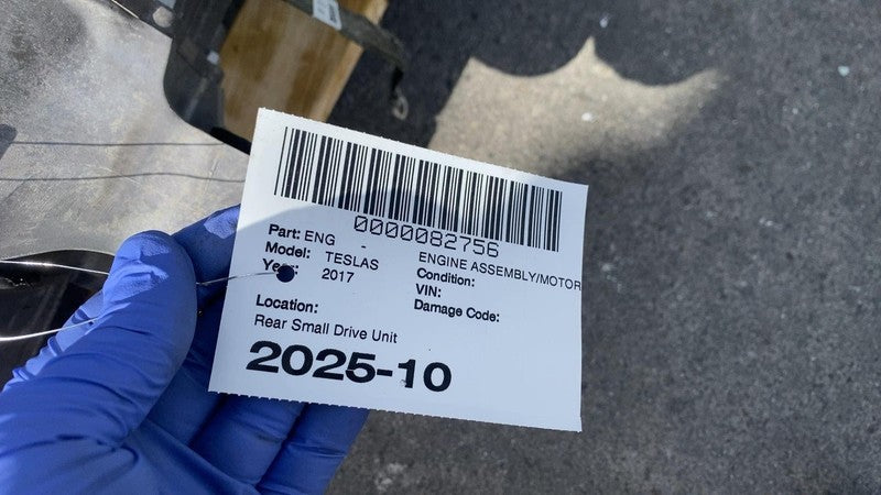 ⭕ 16-19 Tesla Model S Electric Engine Motor Rear Small Drive Unit 1037