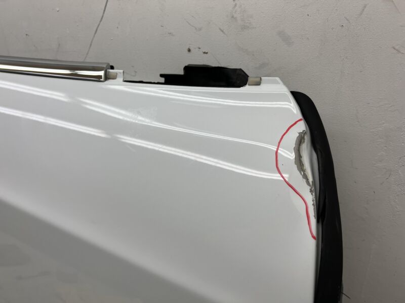 2012-2015 Tesla Model S MS Front Door Shell Panel Right RH Assy OEM White PBCW